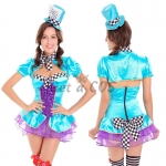 Women Halloween Costumes Circus Alice Magician