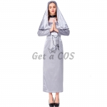 Halloween Costumes Virgin Mary Silver Robe