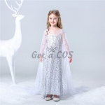 Halloween Costumes Ice And Snow Princess Elsa Dress