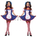 Scary Halloween Costumes Circus Clown Outfit