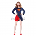 Women Halloween Costumes Superman Cloak