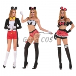 Women Halloween Costumes Split Mickey Mouse Uniform