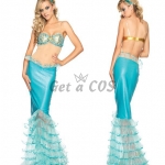 Sexy Halloween Costumes Mermaid Cake Bikini Style