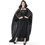 Women Scary Halloween Costumes Robe Mage