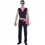 Men Halloween Pirate Costumes Cosplay Clothes