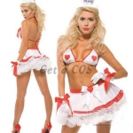 Sexy Halloween Costumes Nurse Dress Cake Skirt