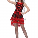 Day of the Dead Costumes Ghost Bride Red Dress