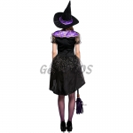Purple Tuxedo Women Witch Costume