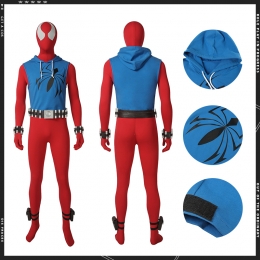 Scarlet Spider Costumes Ben Reily Cosplay - Customized