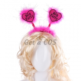 Halloween Props Sexy Pink Headband