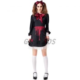 Zombie Costume Ceramic Doll Women Dress