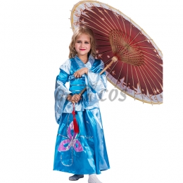 Girls Halloween Costumes Japanese Geisha Suit