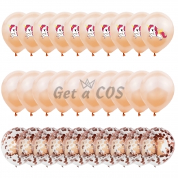 Birthday Balloons Sequins Foal