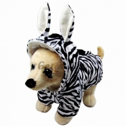 Pet Halloween Costumes Cute Zebra Suit