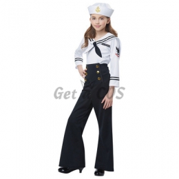 Navy Sailor Uniform Girl Costume