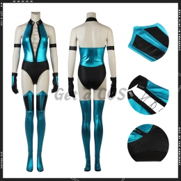 Anime Costumes Mortal Kombat Kitana Cosplay - Customized
