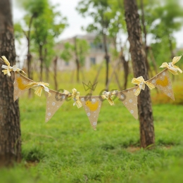 Birthdays Decoration Duck Pattern Pull The Flag