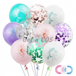 Wedding Decorations Mermaid Balloon Set