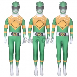 Power Rangers Halloween Costume Green Warrior