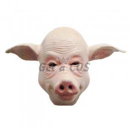 Halloween Mask Bald Pig Shape