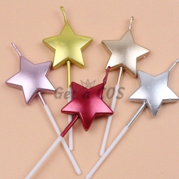 Birthdays Decoration Five-Pointed Star Candle