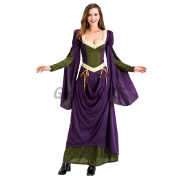 Women Halloween Costumes Retro Palace Dress