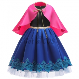 Disney Costumes for Kids Anna Shawl Dress