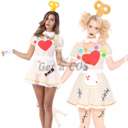 Adult Halloween Chef Costumes Cake Maker Dress