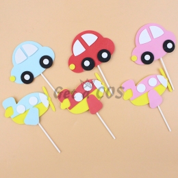 Birthdays Decoration Cartoon Airplane Insert Card