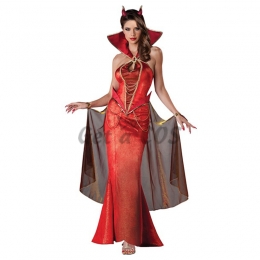 Devil Halloween Costumes Cloak Of Demon Horns