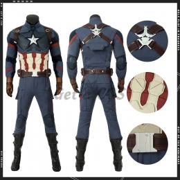 Captain America Costumes Avengers 4: Endgame Steve