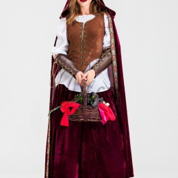 Halloween Costume Queen Little Red Riding Hood