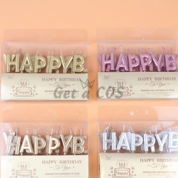 Birthdays Decoration Boutique Letter Candle