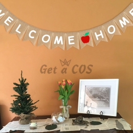 Holiday Decor Apple Swallowtail Pull The Flag