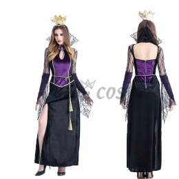 Vampire Halloween Costumes Queen Witch Dress