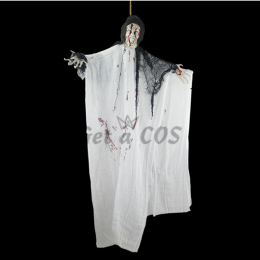 Halloween Decorations Cloak Electronic Skeleton