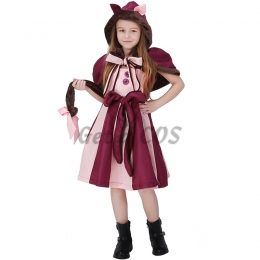 Alice in Wonderland Child Purple Girl Costume