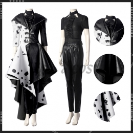 Movie Character Costumes Cruella Cosplay - Customized