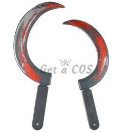 Halloween Decorations Black Sickle