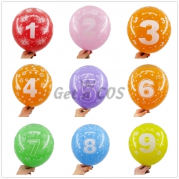 Birthday Balloons Colorful Digital Printing
