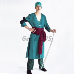 Anime Halloween Costumes One Piece Zoro Cosplay