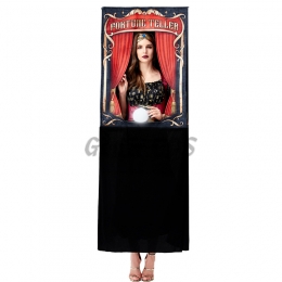 Women Halloween Witch Costumes Witchcraft Fortune Telling Style