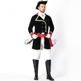 Men Halloween Military Costumes Louis The Thirteenth Parade Of Honor Guard Uniforms