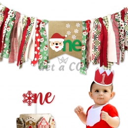 Christmas Decorations Santa Claus Pull The Flag