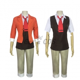 Men Halloween Costumes Vampire Servant Uniform