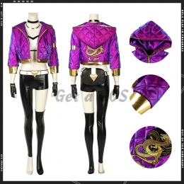 Game Costumes LOL KDA Akali Cosplay - Customized