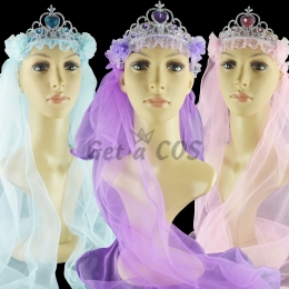 Birthdays Decoration Princess Crown Veil