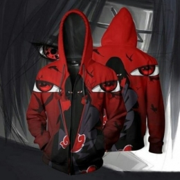 Naruto Cosplay Costumes Uchiha Itachi Printing