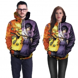 Couples Halloween Costumes Naruto 3D Sweatshirt
