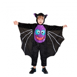 Kids Halloween Costumes Color Bat Suit